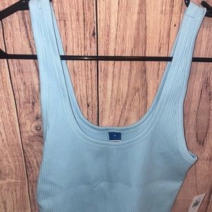 OLD NAVY Fitted Ultra-Cropped Rib-Knit Tank Top size: medium